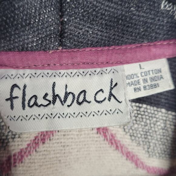 Vintage 90s Flashback Tapestry Snowflake Jacket, sz Large - Picture 5 of 5